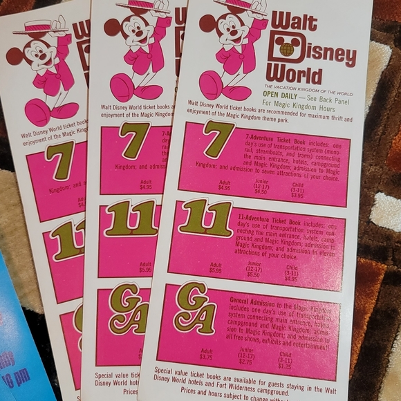 Vintage Disney World Memorabilia - Picture 6 of 8